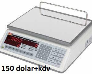 TEM ÖMARKA 10 VE 15 KG 00.01 HASSASİYETLİ SAYIÇILI TERAZİ